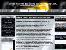 Tablet Screenshot of bourseconseiltrade.com